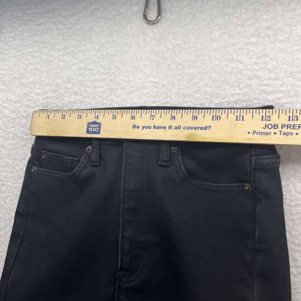 Gap Jeans Womens 00/24R Black True Skinny Active Preppy Work Wear Chore Business - Picture 4 of 15